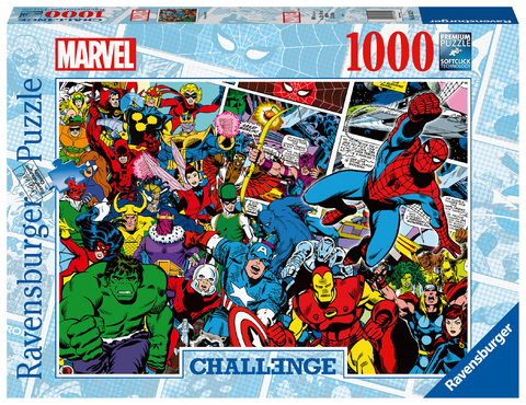 Ravensburger Puzzle 16562 - Marvel Challenge - 1000 Teile Puzzle für Erwachsene und Kinder ab 14 Jahren