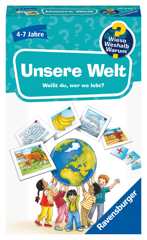 Ravensburger Wieso? Weshalb? Warum? Kinderspiel Unsere Welt, 20640, von 4 bis 7 Jahren - Gunter Baars