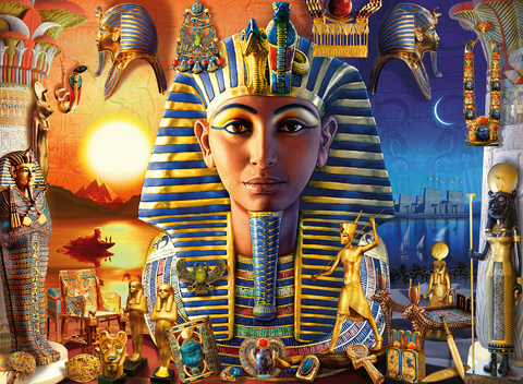 Ravensburger Kinderpuzzle - 12953 Im Alten Ägypten - Pharao-Puzzle für Kinder ab 9 Jahren, mit 300 Teilen im XXL-Format