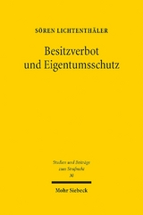 Besitzverbot und Eigentumsschutz - Sören Lichtenthäler