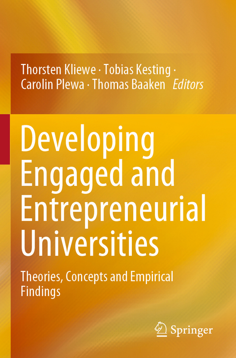 Developing Engaged and Entrepreneurial Universities - 