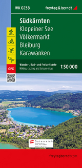 Südkärnten, Wander-, Rad- und Freizeitkarte 1:50.000, freytag & berndt, WK 0238