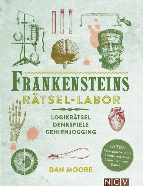 Frankensteins Rätsel-Labor. Das Rätselbuch im Stil des viktorianischen Zeitalters - Dan Moore