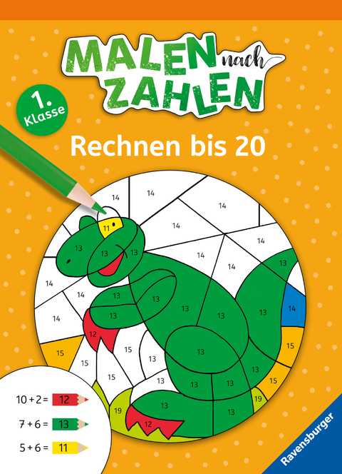 Malen nach Zahlen, 1. Kl.: Rechnen bis 20 - Martine Richter