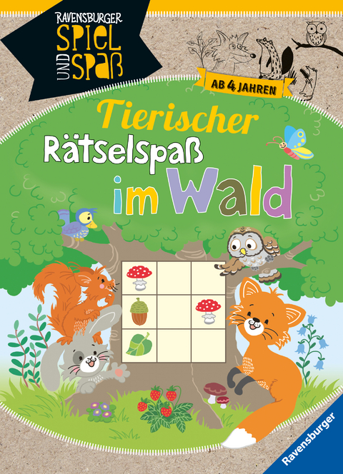 Tierischer Rätsel-Spaß im Wald ab 4 Jahren - Dominique Conte