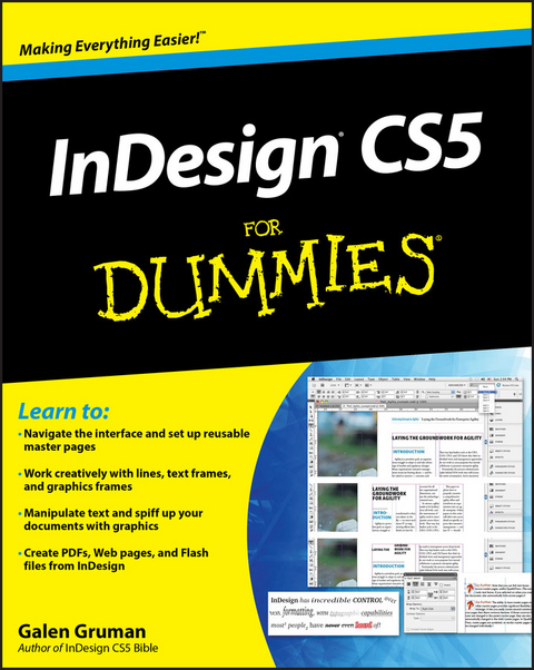 InDesign CS5 For Dummies - Galen Gruman