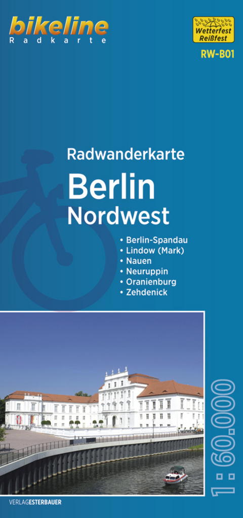 Radwanderkarte Berlin Nordwest RW-B01 - 