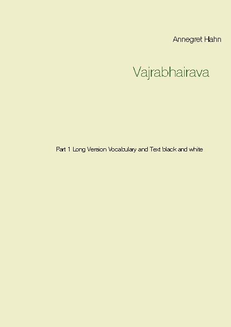 Vajrabhairava - Annegret Hahn