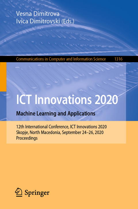 ICT Innovations 2020. Machine Learning and Applications - 