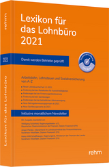 Lexikon für das Lohnbüro 2021 - Schönfeld, Wolfgang; Plenker, Jürgen; Schaffhausen, Heinz-Willi