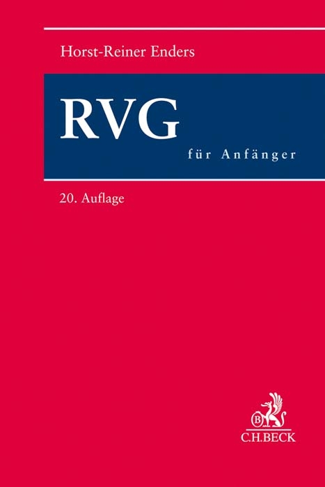 RVG für Anfänger - Horst-Reiner Enders