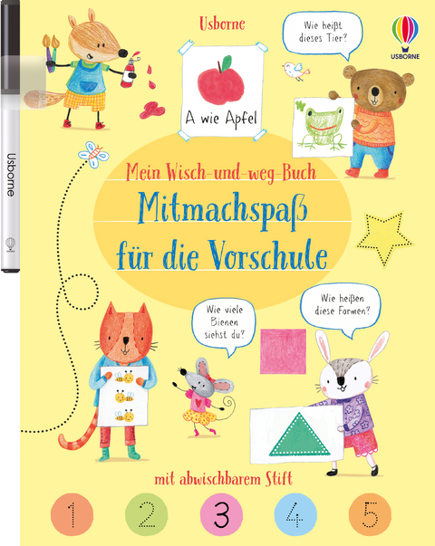 Mein Wisch-und-weg-Buch: Mitmachspaß für die Vorschule - Holly Bathie