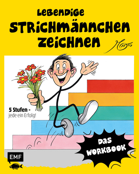 Lebendige Strichmännchen zeichnen – Das Workbook - Andreas Tschudin