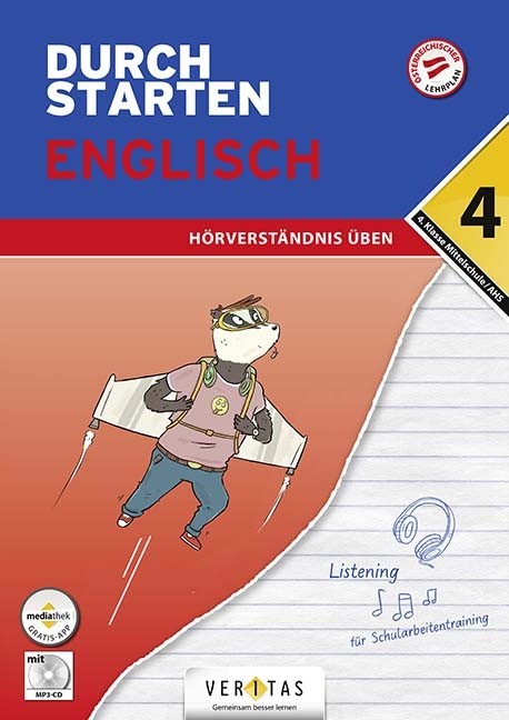 Durchstarten Englisch 4. Klasse Mittelschule/AHS Hörverständnis üben (mit Audio-CD) - Nicole Eisinger-Müllner, Julie Eiwen