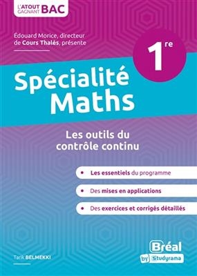 Spécialité maths 1re : les outils du contrôle continu - Tarik Belmekki