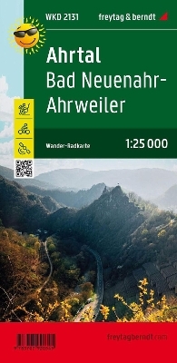 Ahrtal, Bad Neuenahr-Ahrweiler, Wander- und Radkarte 1:25.000