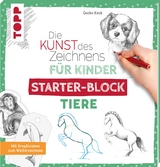 Die Kunst des Zeichnens für Kinder Starter-Block - Tiere - Gecko Keck