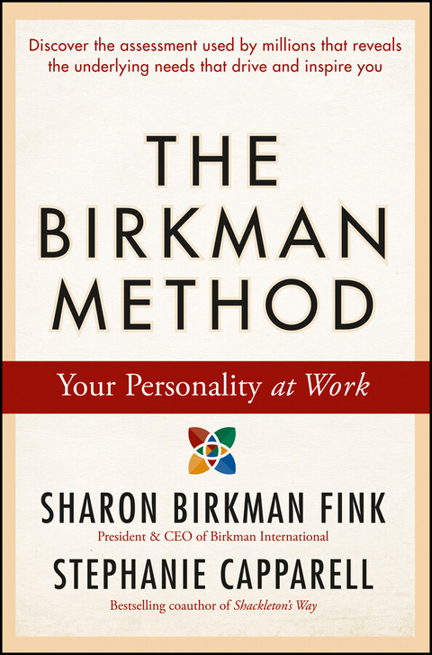 The Birkman Method - Sharon Birkman Fink, Stephanie Capparell