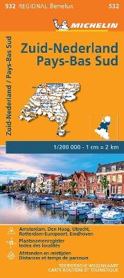 Netherlands South - Michelin Regional Map 532 -  Michelin