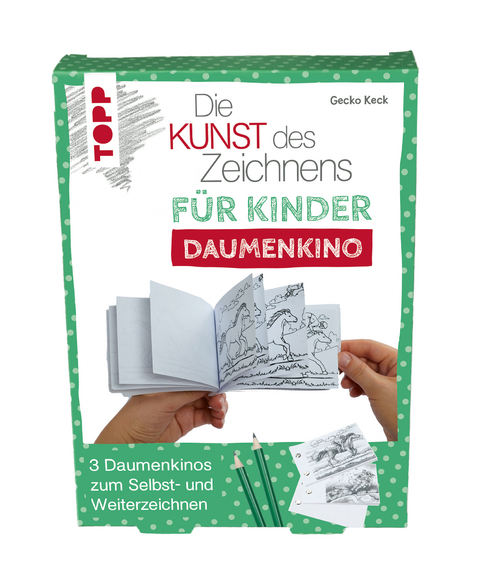 Die Kunst des Zeichnens für Kinder Daumenkino - Gecko Keck