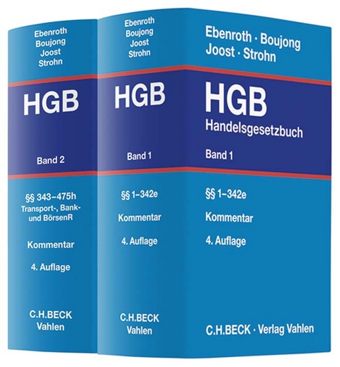 Handelsgesetzbuch Gesamtwerk - Karlheinz Boujong, Carsten Thomas Ebenroth, Detlev Joost