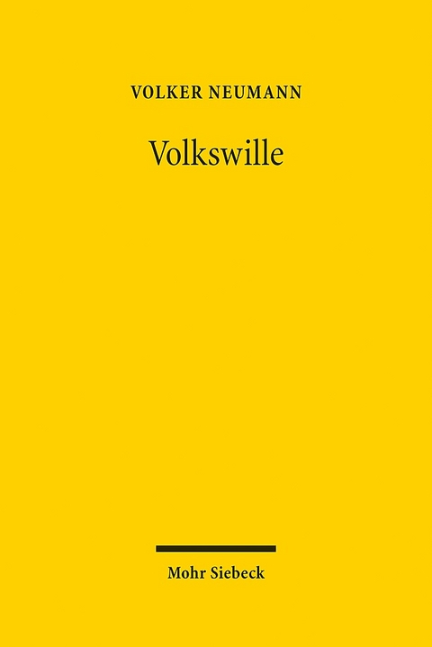 Volkswille - Volker Neumann