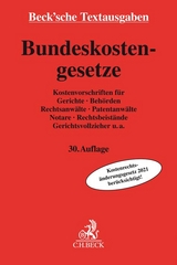 Bundeskostengesetze - 