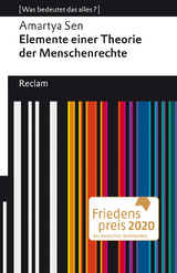 Elemente einer Theorie der Menschenrechte. [Was bedeutet das alles?] - Amartya Sen