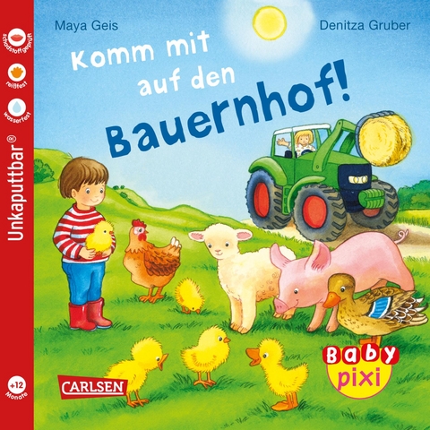 Baby Pixi (unkaputtbar) 61: VE 5 Komm mit auf den Bauernhof! - Maya Geis