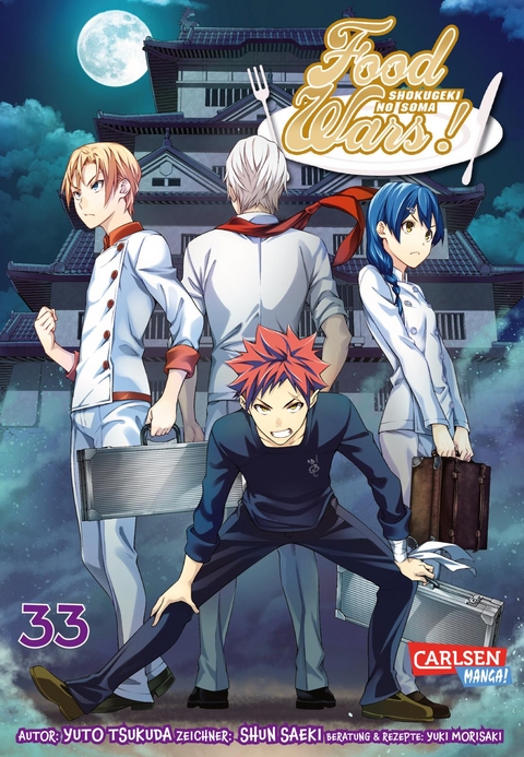 Food Wars - Shokugeki No Soma 33 - Yuki Morisaki, Shun Saeki, Yuto Tsukuda