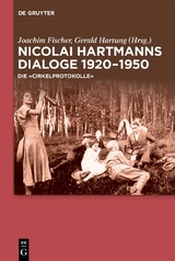 Nicolai Hartmanns Dialoge 1920-1950 - 