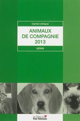 CARNET CLINIQUE ANIMAUX DE COMPAGNIE -  AEENVN 2012