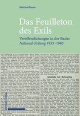 Das Feuilleton des Exils - Bettina Braun