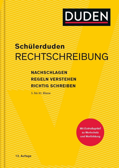 Schülerduden Rechtschreibung (gebunden) -  Dudenredaktion