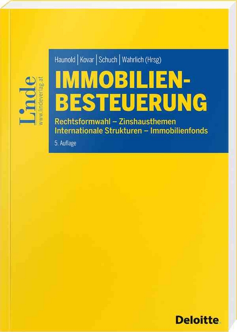 Immobilienbesteuerung - Barbara Behrendt-Krüglstein, Christian Bürgler, Verena Eichinger, Stefan Hübner, Richard Jasenek, Michael Kotschnigg, Herbert Kovar, Veronika Kumer, Viktoria Lemmerer, Bettina Lieber, Katharina Luka, Friedrich Möstl, Robert Pejhovsky, Johanna Rizzi, Elke Teubenbacher, Anna Trummer, Georg Wagner, Ronald Wahrlich, Claudia Wehinger-Malang, Klaus Wiedermann, Christian Wilplinger, Barbara Zorman