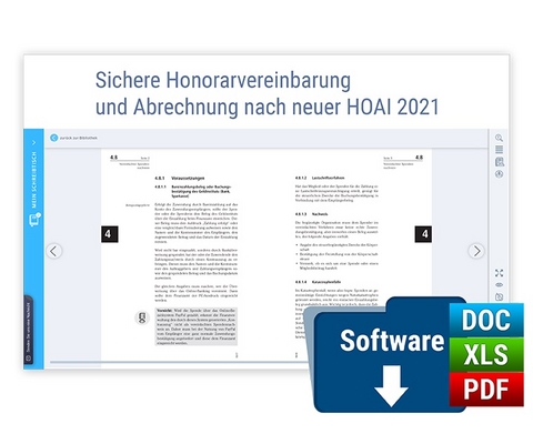 Sichere Honorarvereinbarung und Abrechnung nach neuer HOAI 2021 - 