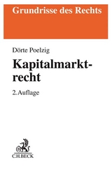 Kapitalmarktrecht - Poelzig, Dörte