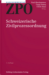 Kurzkommentar ZPO - Samuel Baumgartner, Alexander Brunner, Felix Dasser, Tanja Domej, Lorenz Droese, Christian Fraefel, Urs Gloor, Ulrich Haas, Urs H. Hoffmann-Nowotny, Ingrid Jent-Sørensen, Regina Kiener, Sabine Kofmel Ehrenzeller, Christian Kölz, Georg Naegeli, Paul Oberhammer, Roman Richers, Michael Schlumpf, Markus Schott, Miguel Sogo, Christian Stalder, Yaël Strub, Martin Tanner, Barbara Umbricht Lukas, Moritz Vischer, Philipp Weber, Roger Weber, Katrin Brunner