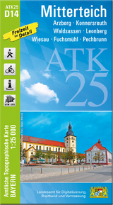 ATK25-D14 Mitterteich (Amtliche Topographische Karte 1:25000) - 