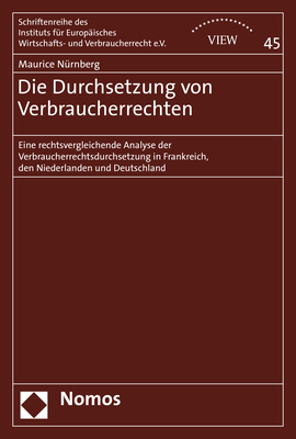 Die Durchsetzung von Verbraucherrechten - Maurice Nürnberg