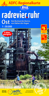 ADFC-Regionalkarte radrevier.ruhr Ost, 1:50.000, mit Tagestourenvorschlägen, reiß- und wetterfest, E-Bike-geeignet, GPS-Tracks Download - 