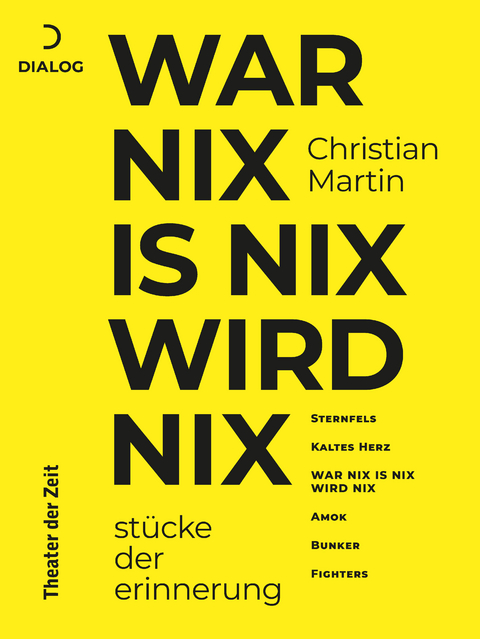 War nix is nix wird nix - Christian Martin