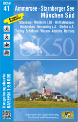 UK50-41 Ammersee, Starnberger See, München-Süd - Landesamt für Digitalisierung, Breitband und Vermessung, Bayern; Landesamt für Digitalisierung, Breitband und Vermessung, Bayern