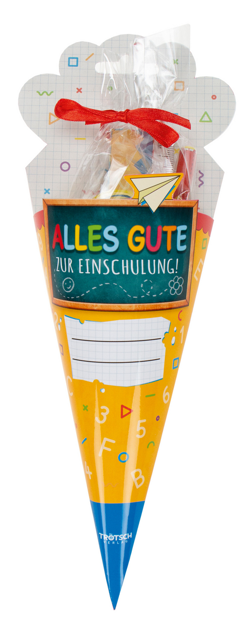 Trötsch Geschenkset Schultüte Alles Gute zur Einschulung! - 