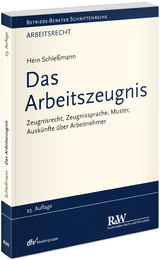 Das Arbeitszeugnis - Schleßmann, Hein