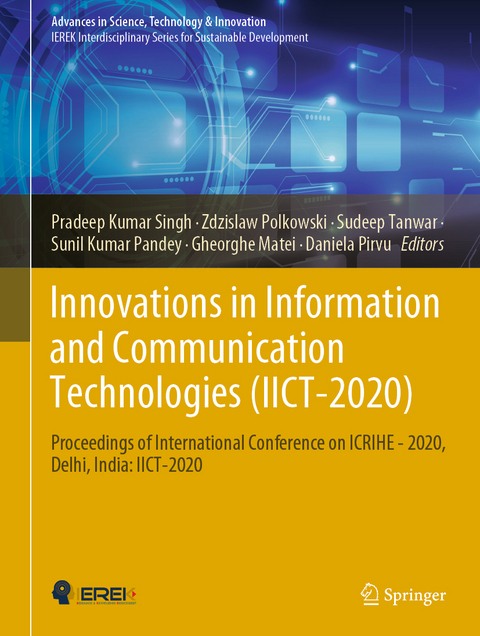 Innovations in Information and Communication Technologies (IICT-2020) - 