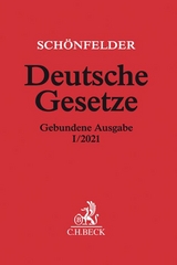 Deutsche Gesetze Gebundene Ausgabe I/2021 - Schönfelder, Heinrich