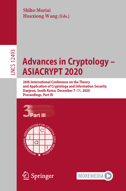 Advances in Cryptology – ASIACRYPT 2020 - 