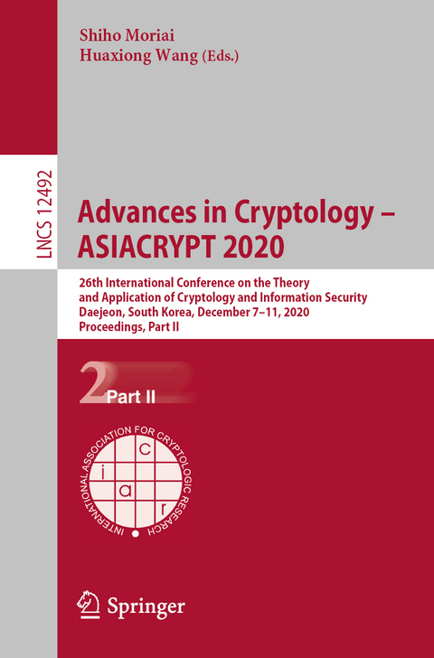 Advances in Cryptology – ASIACRYPT 2020 - 