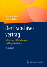 Der Franchisevertrag - Riedl, Hermann; Niklas, Martin